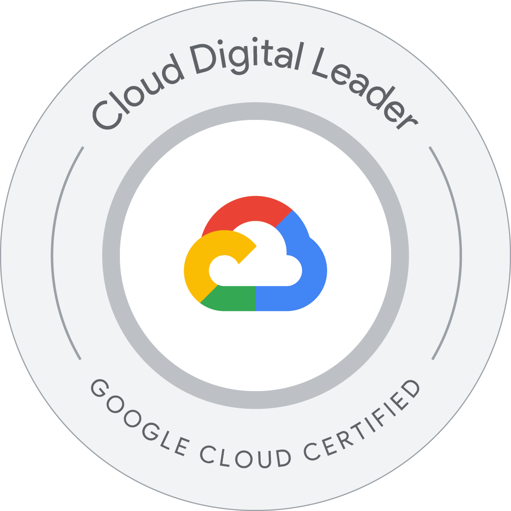 Google Cloud Cloud Digital Leader badge